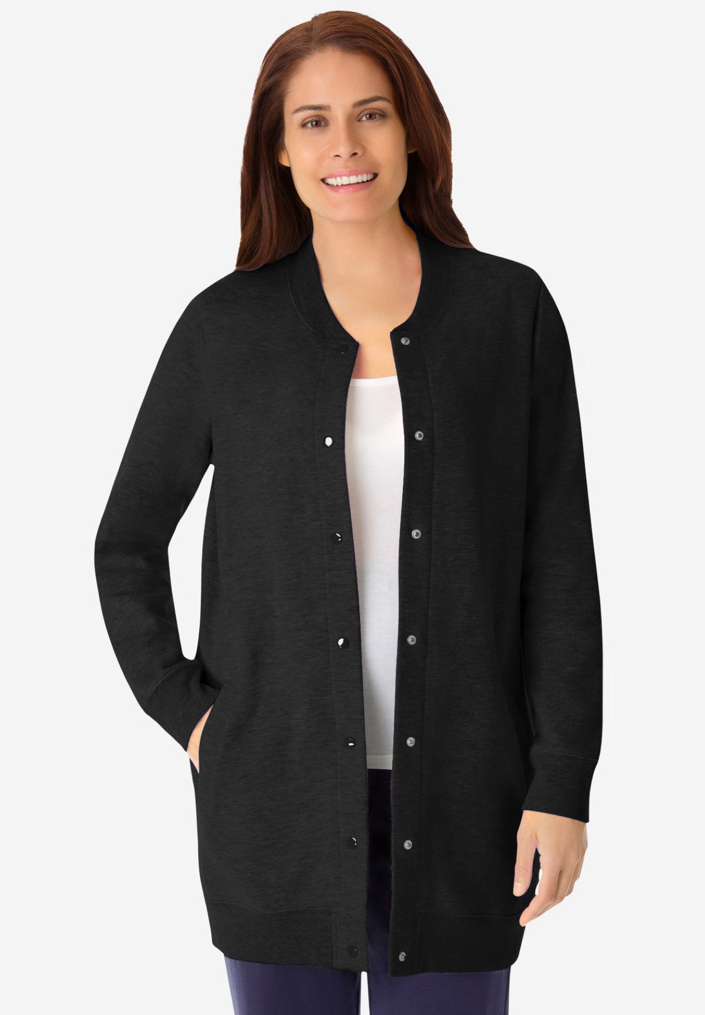 Fleece Baseball Jacket image number 0