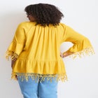  Crochet Fringe Trim Tunic image number null