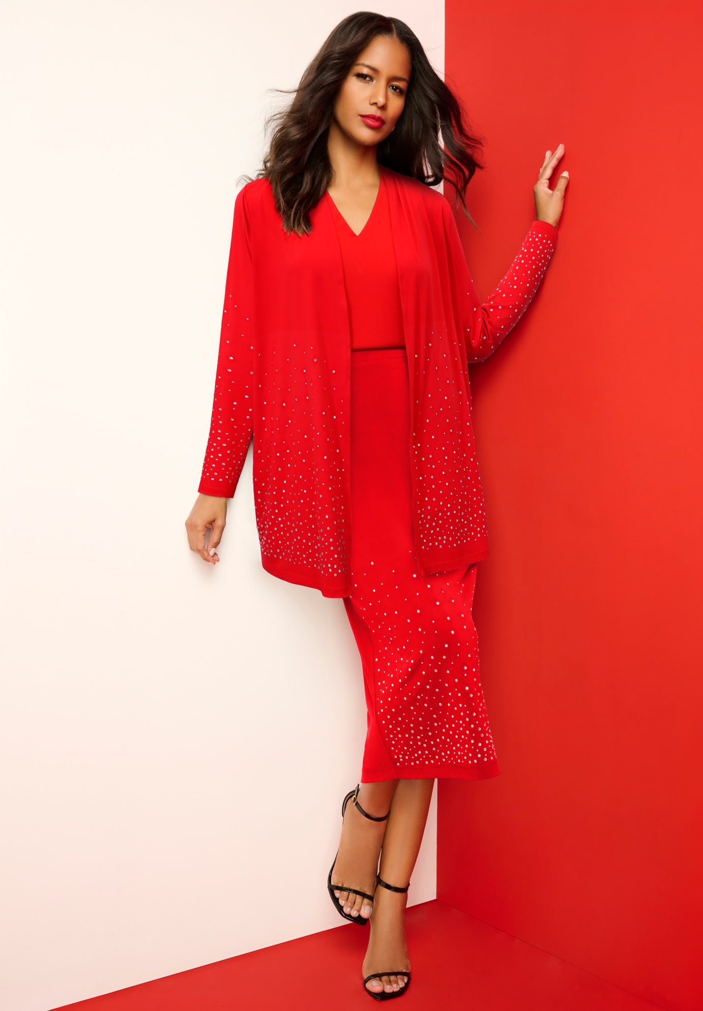 Ultrasmooth&reg; Fabric V Neck Tank image number 0