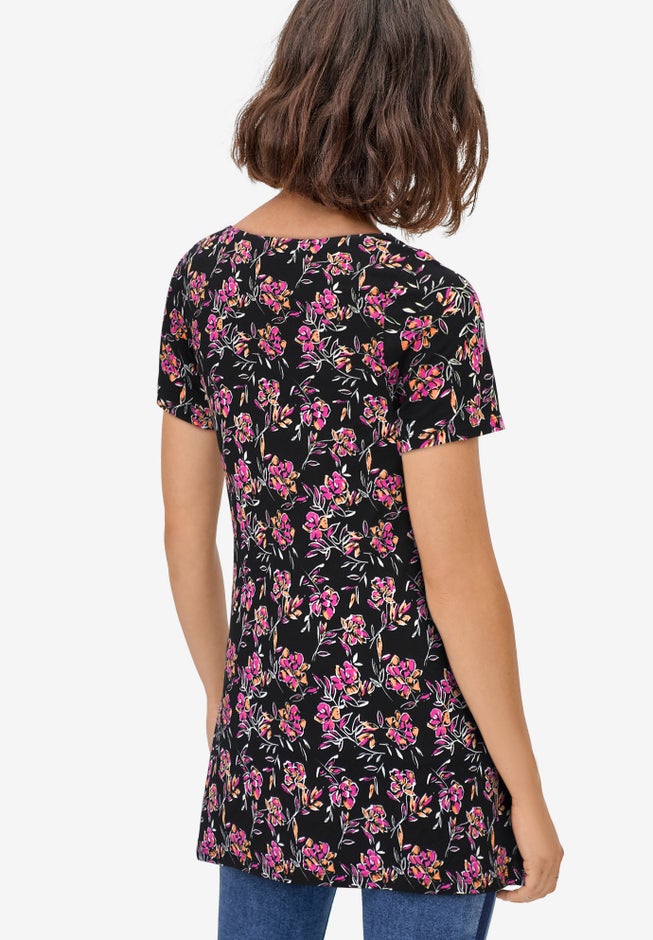 Side Slit A-Line Tunic image number 1