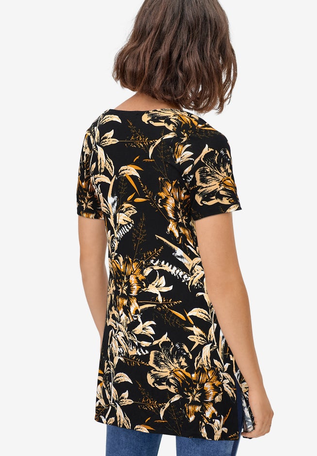 Side Slit A-Line Tunic image number null