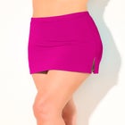 Side Slit Swim Skirt With Built-In Brief image number 0