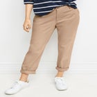 Mid-Rise Stretch Chino Tapered Straight Leg Pants image number null
