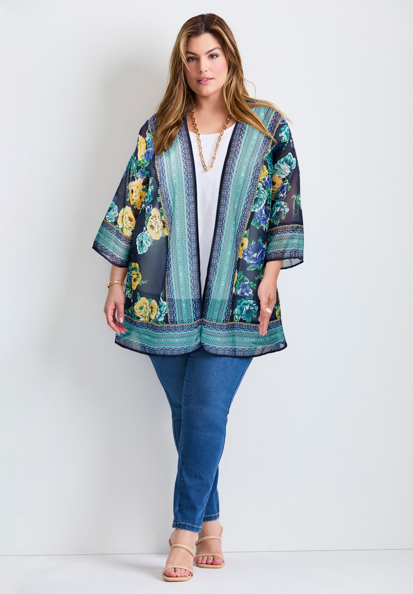 Bell Sleeve Kimono image number 0