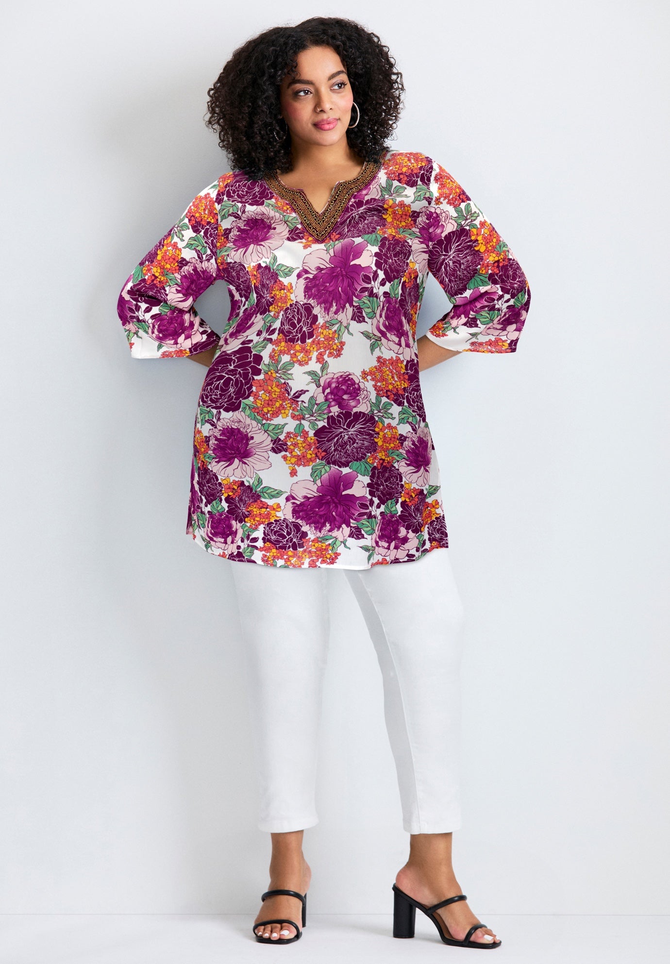 Beaded Embellishment Tunic image number 0