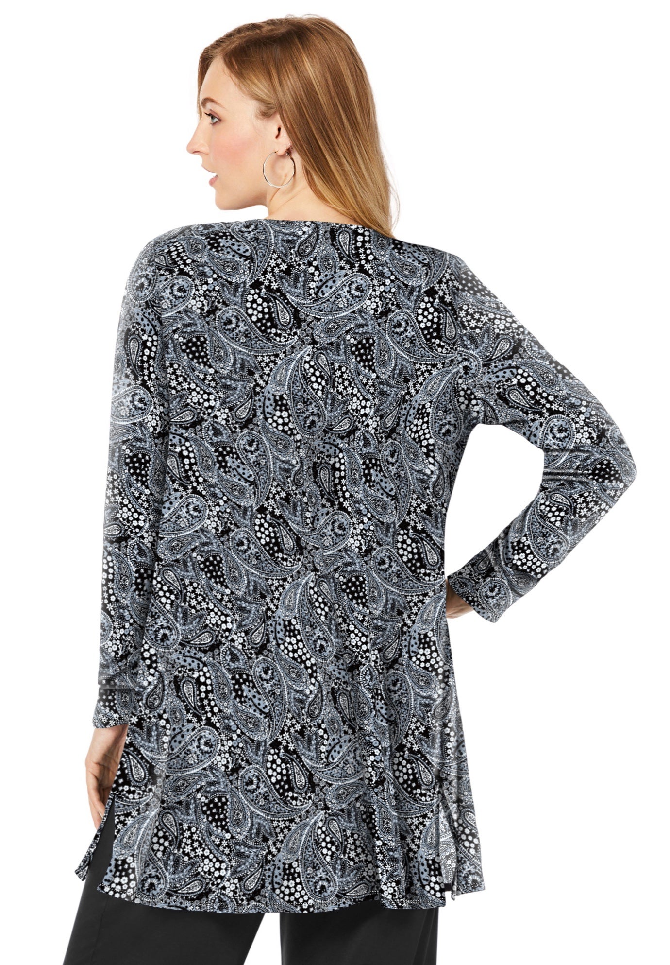 Everyday Stretch Knit Open Front Cardigan image number 2