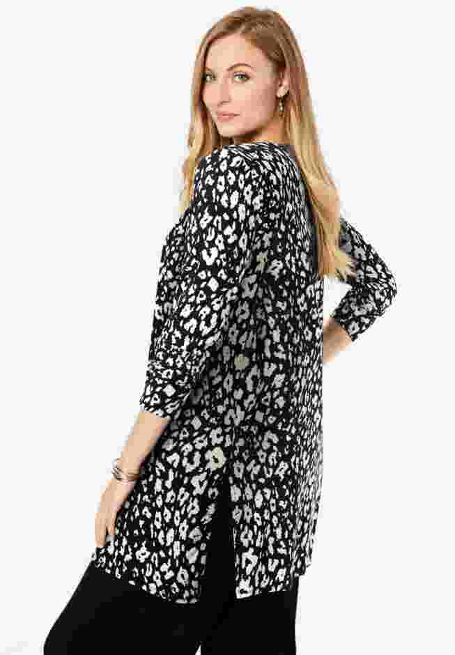 Everyday Stretch Knit Open Front Cardigan image number 2