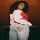 Embroidered Naomi Straight Leg Jean image number null