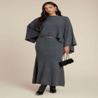 Sweater Maxi Skirt image number null
