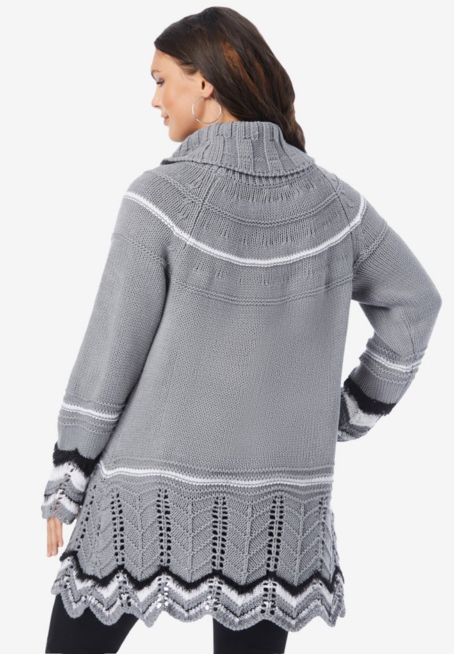 Chevron Border Sweater image number 2