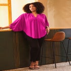 Studded Blouson Sleeve Blouse image number null