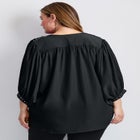 Studded Blouson Sleeve Blouse image number null