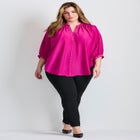 Studded Blouson Sleeve Blouse image number null