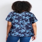 Keyhole Dolman Sleeve Blouse image number null