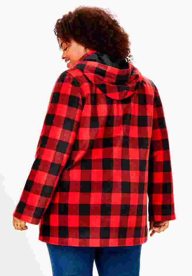 Hooded Fleece Coat image number 1