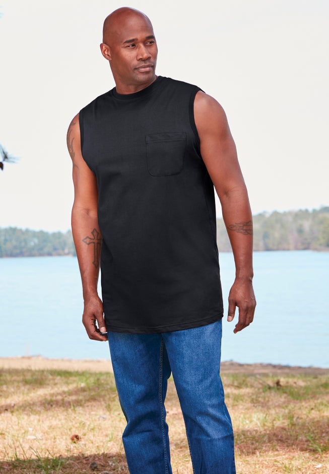 Heavyweight Pocket Muscle Tee image number 4
