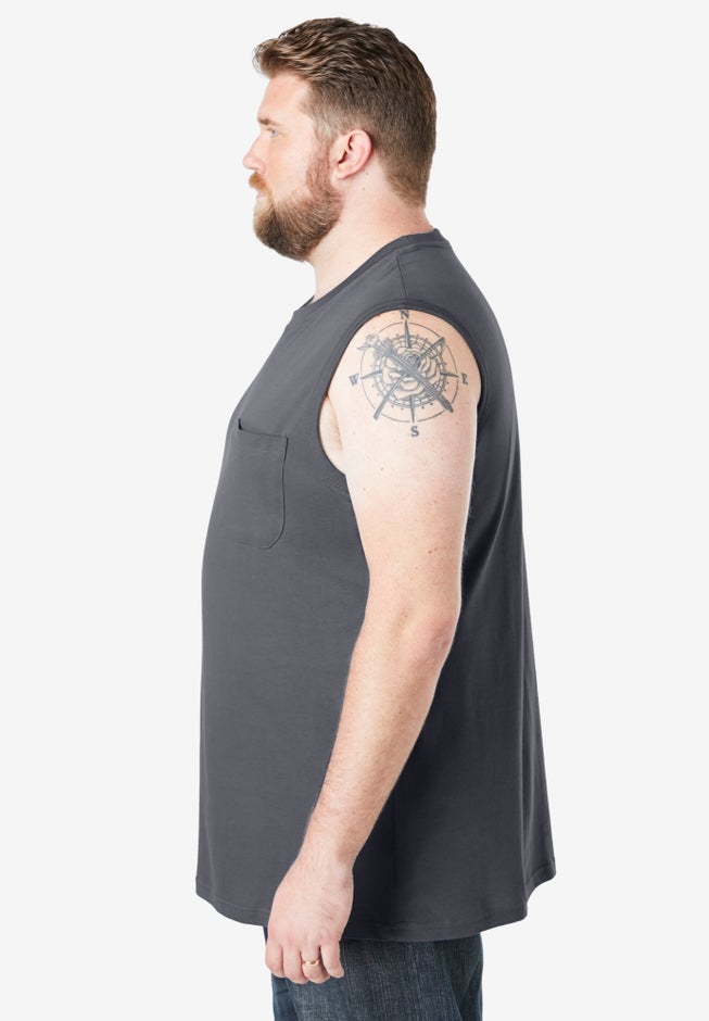 Heavyweight Pocket Muscle Tee image number 2