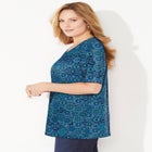 Suprema&reg; Short Sleeve V-Neck Tee image number null