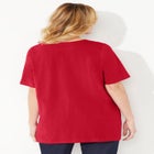 Suprema® Short Sleeve V-Neck Tee image number null