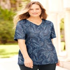 Suprema&reg; Short Sleeve V-Neck Tee image number null