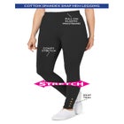 Stretch Cotton Snap-Trim Legging image number null