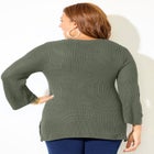 Shaker Stitch Pullover image number null