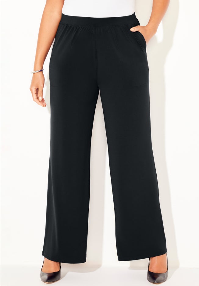 Dream Drape Pull-On Knit Pant image number 2