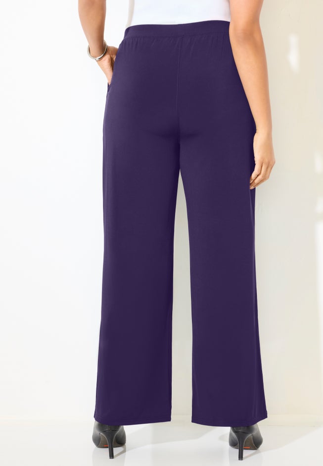 Dream Drape Pull-On Knit Pant image number 2