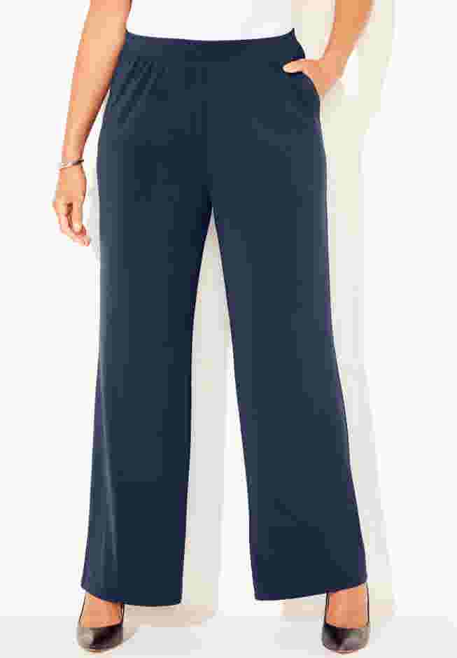 Dream Drape Pull-On Knit Pant image number 0