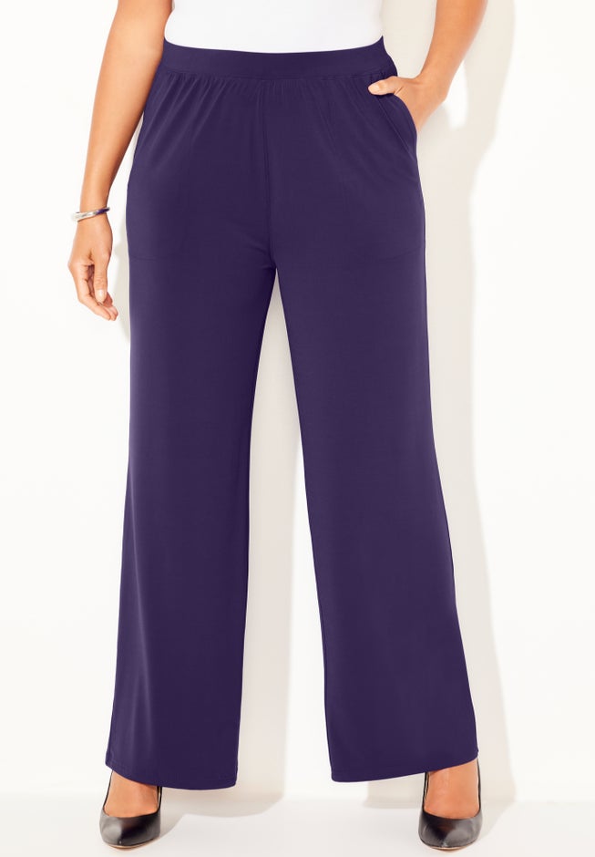 Dream Drape Pull-On Knit Pant image number 1