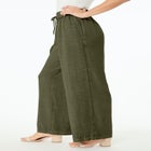 Plus Size Acid Wash Pants image number null