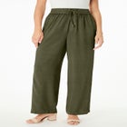 Plus Size Acid Wash Pants image number null