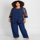 Floral Lace 3-Piece Pant Suit image number null