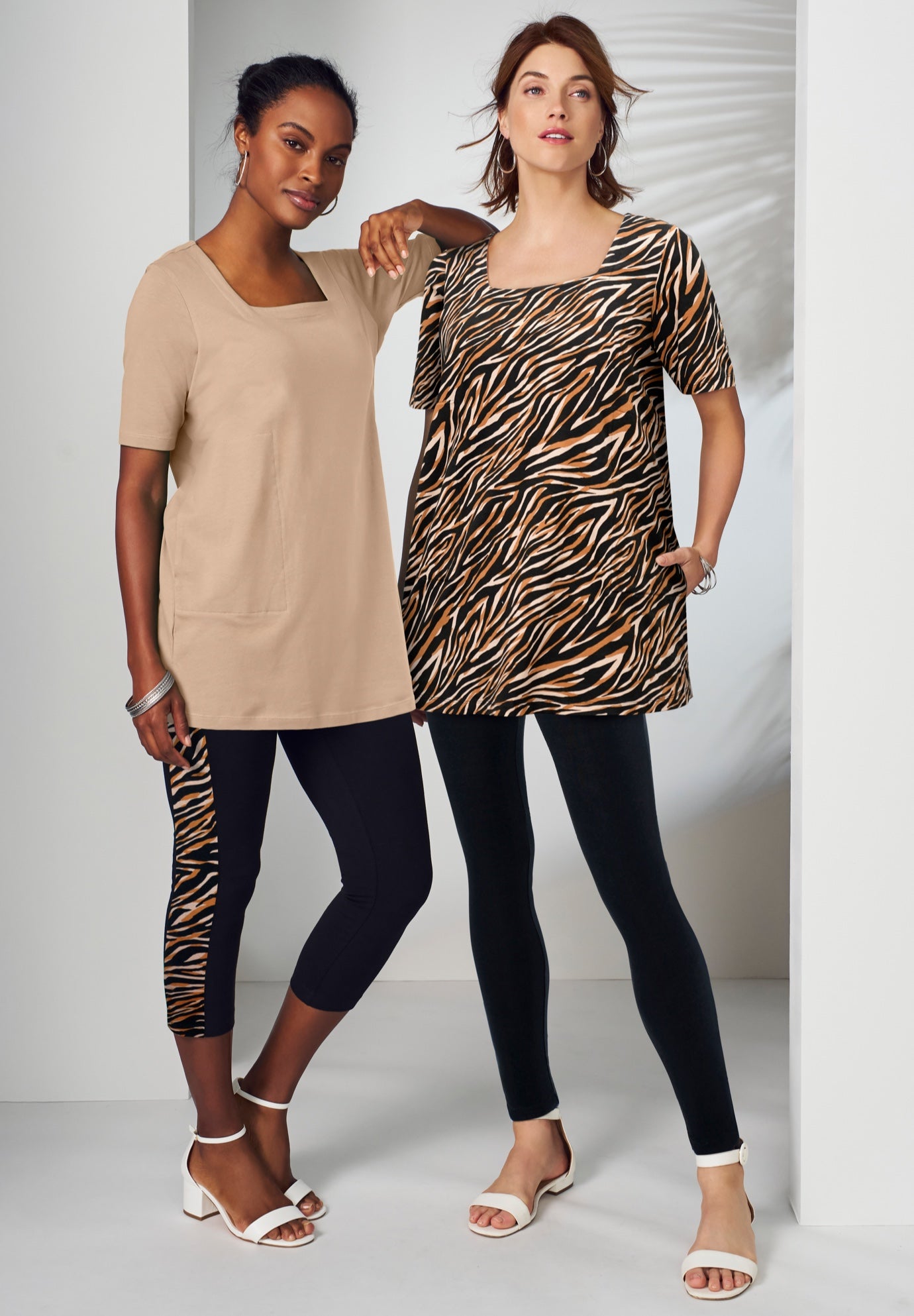 Everyday Stretch Cotton Capri Legging image number 3