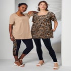 Everyday Stretch Cotton Capri Legging image number null