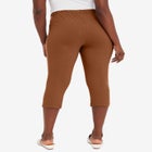 Everyday Stretch Cotton Capri Legging image number 1