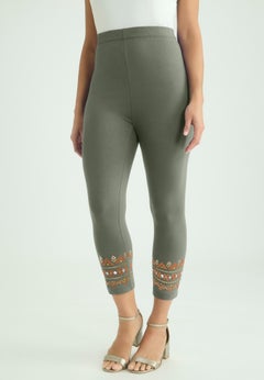 Everyday Stretch Cotton Capri Legging