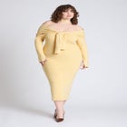 Sweater Dress With Tie image number null