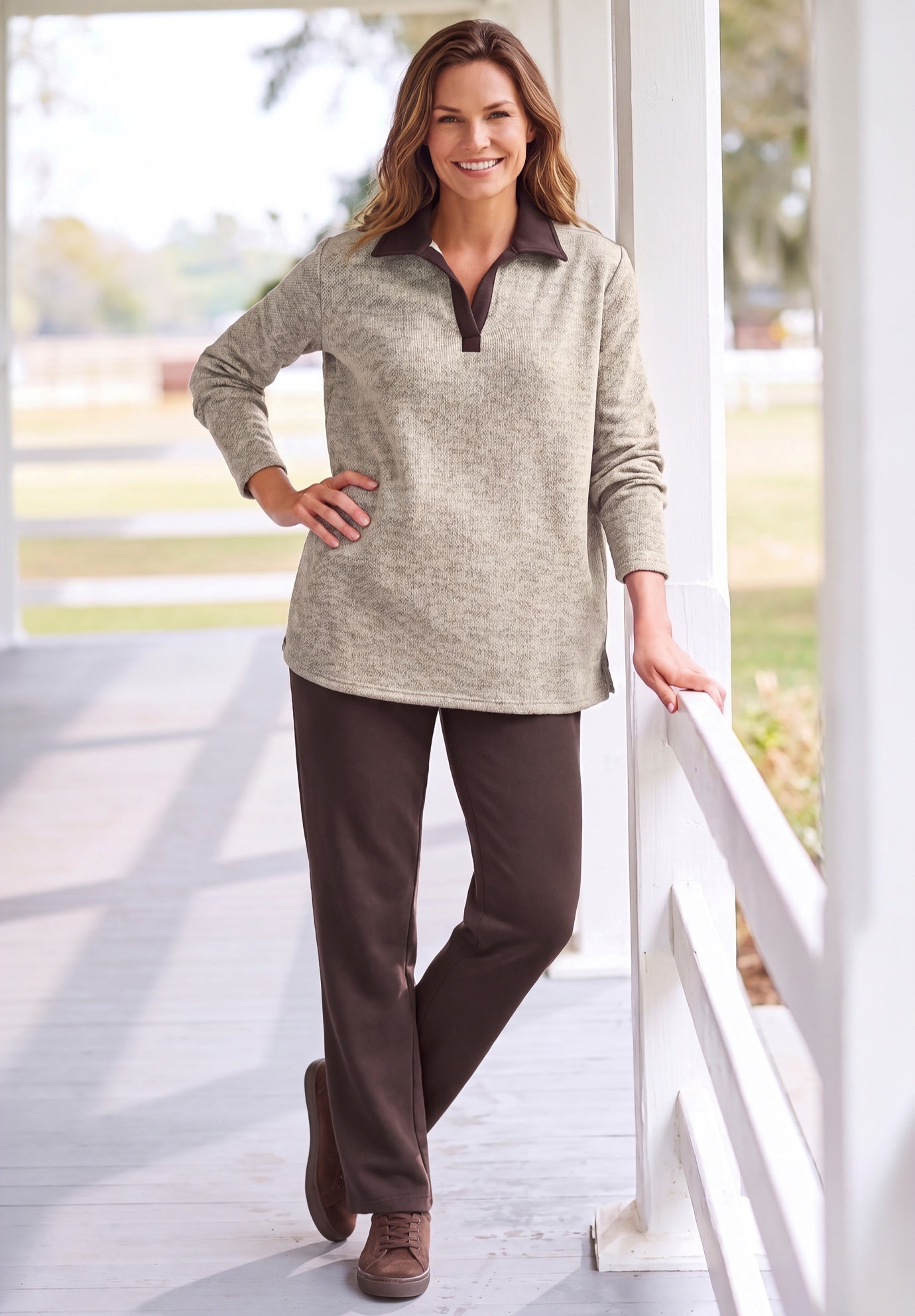 2-Piece Fleece Polo Set image number 0