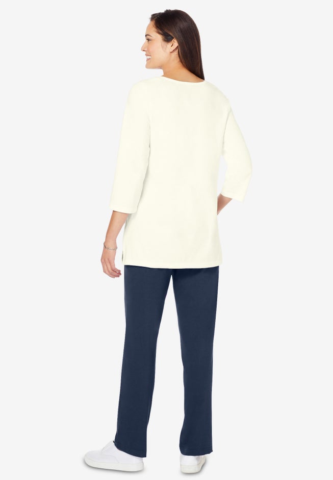 Floral Tee and Pant Set image number 1