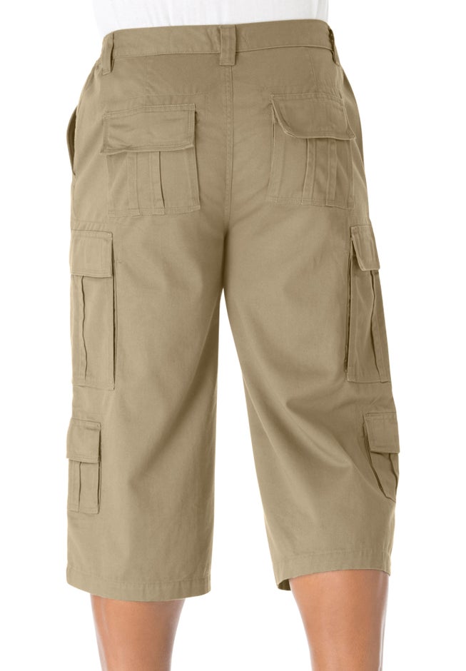 17" Side Elastic Cargo Shorts image number 1