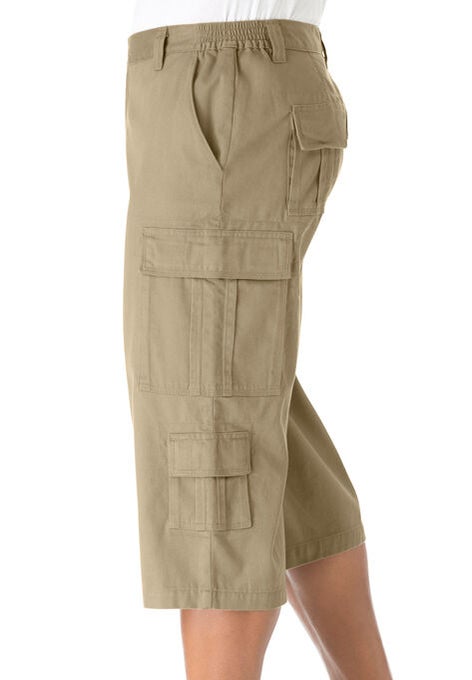 17" Side Elastic Cargo Shorts image number 2