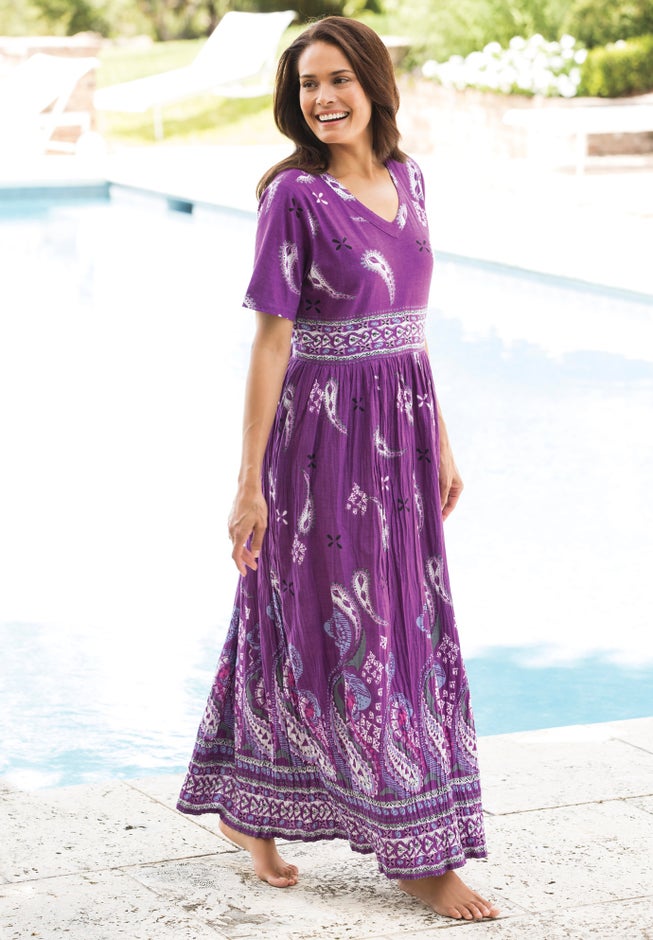 Long Crinkle Cotton Lounger image number 4