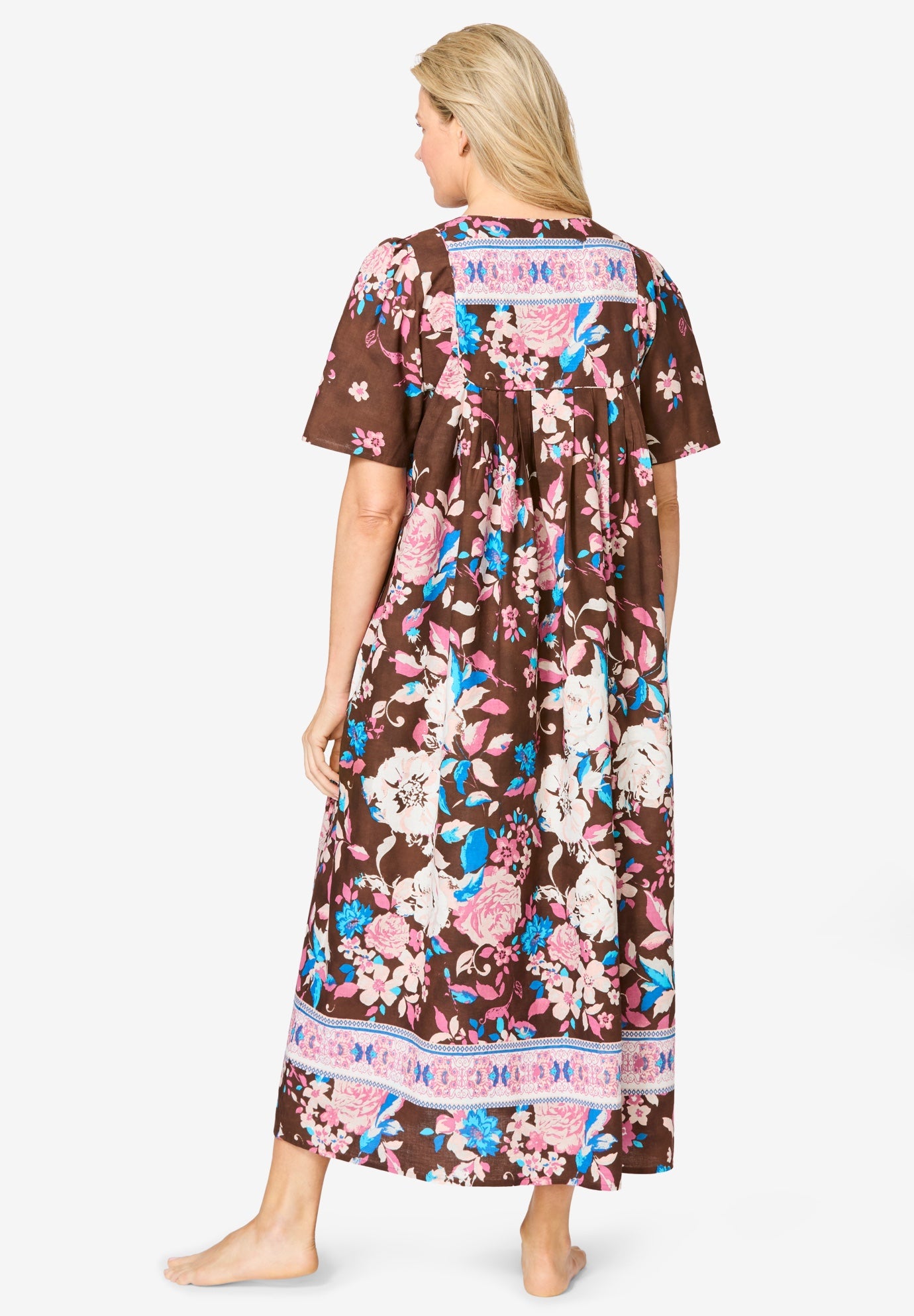 Bib-Front Short Sleeve Maxi Lounger image number 1