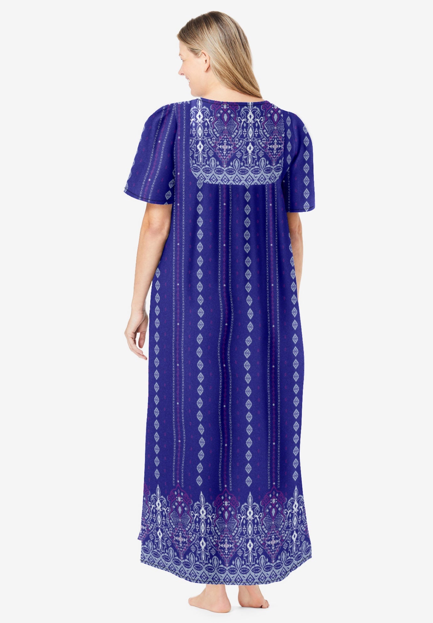 Bib-Front Short Sleeve Maxi Lounger image number 1