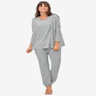 Marled Boxy Lounge Top image number null