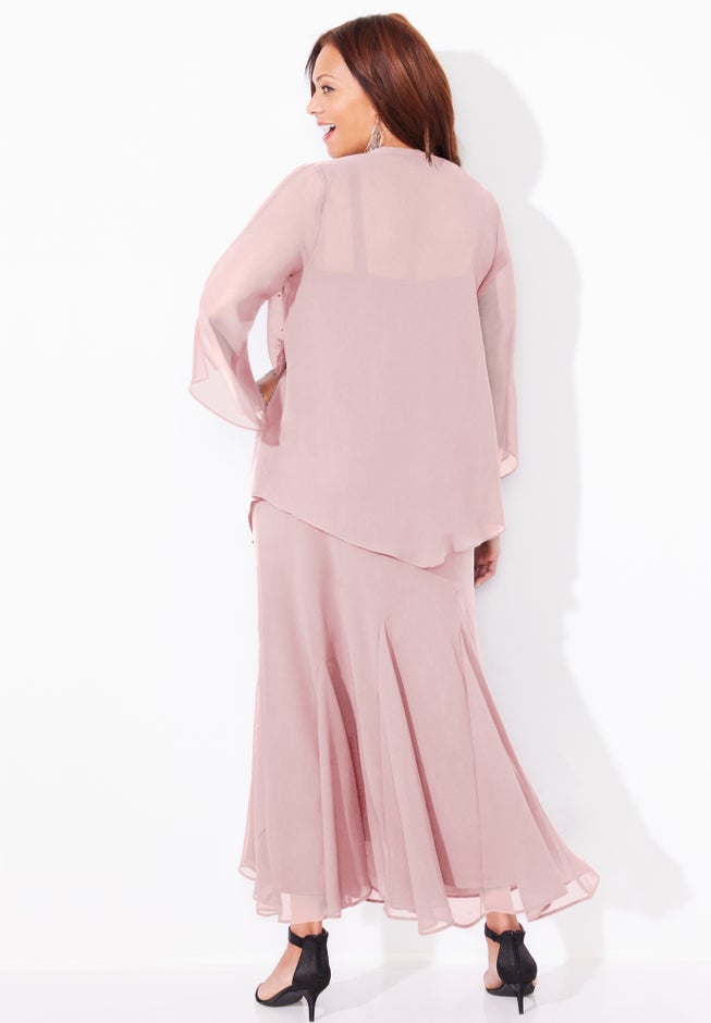 Masquerade Beaded Dress Set image number 1