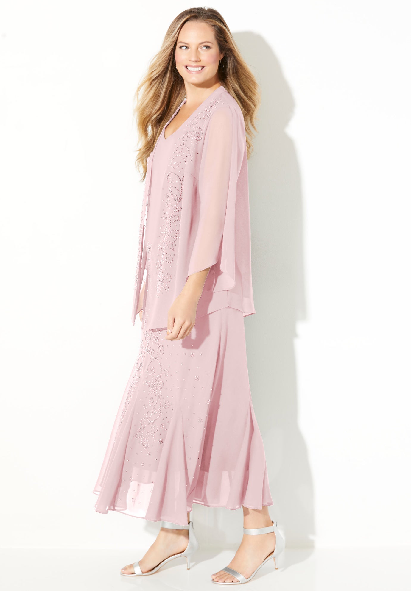 Masquerade Beaded Dress Set image number 2