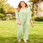 3-Piece Lace Gala Pant Suit image number null