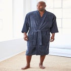 Terry Velour Kimono Robe image number null